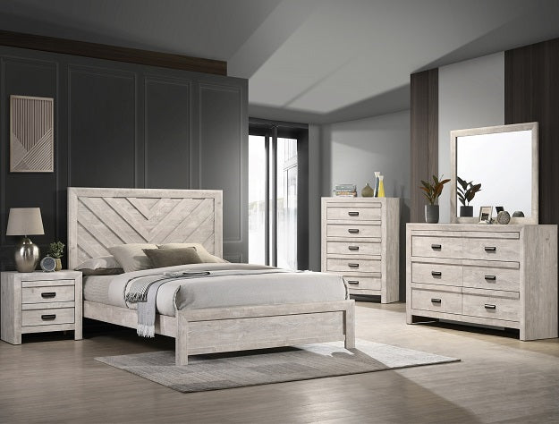 VALOR BEDROOM GROUP WHITE
