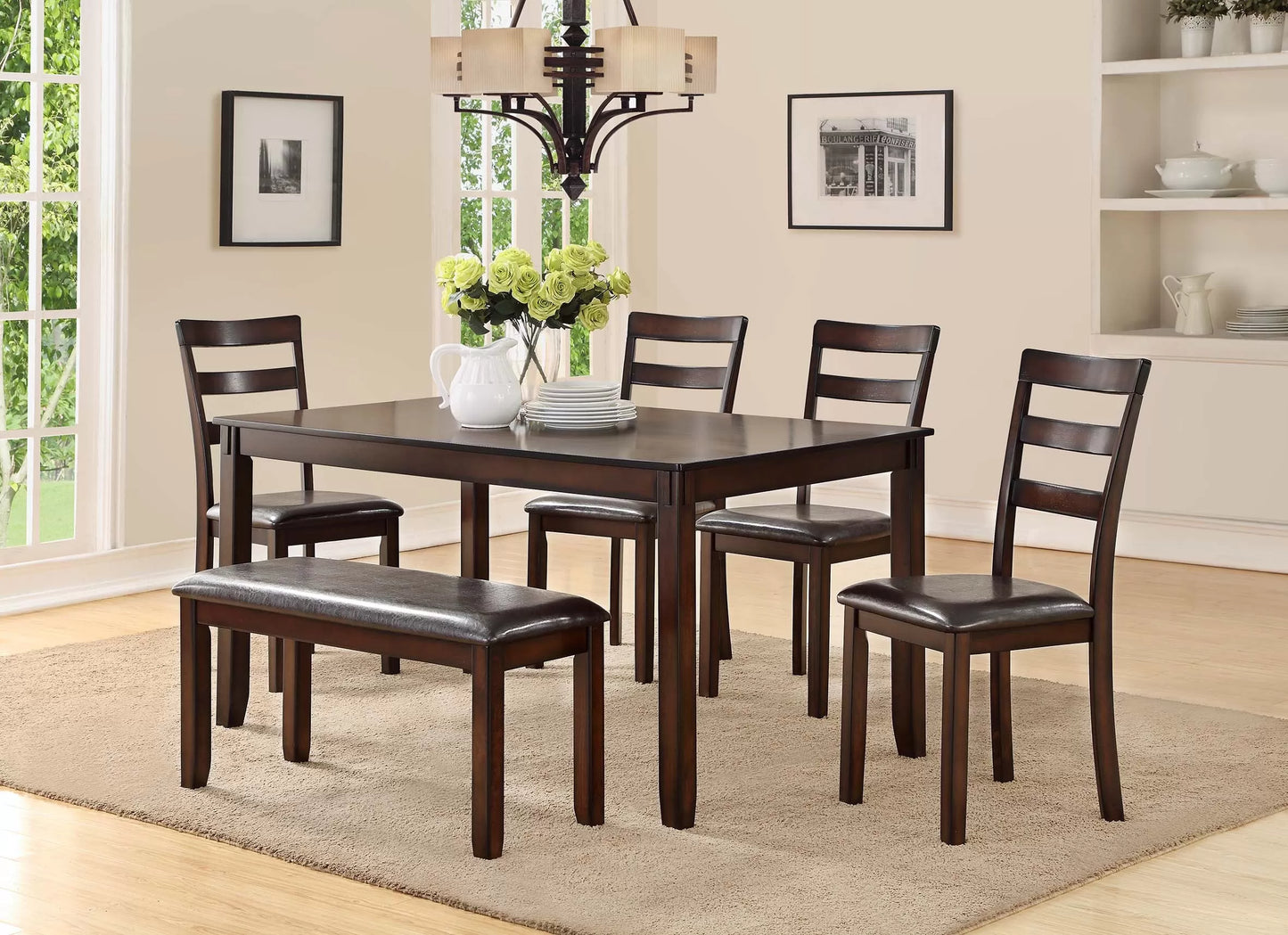 F2547 6PC DINING SET