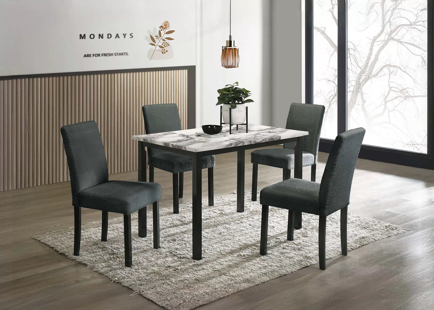 F2628 5 PCS DINING SET