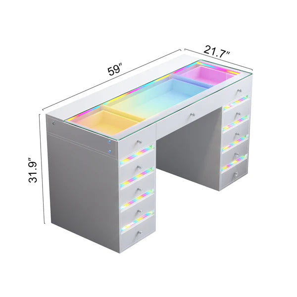 Fenair Vanity set with RGB light