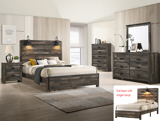 CARTER BEDROOM GROUP BROWN