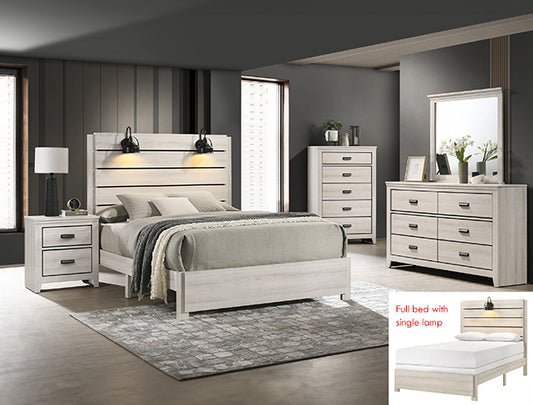 CARTER BEDROOM GROUP WHITE