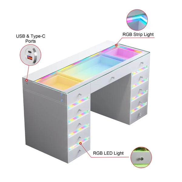 Fenair Vanity set with RGB light